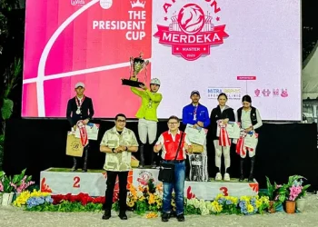 Atlet Berkuda Belia Dinov Torehkan Prestasi di Piala Presiden Tanpa Persiapan Khusus