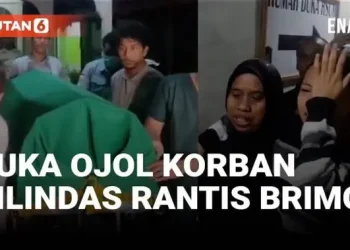 Tangis Duka Iringi Jenazah Pengemudi Ojol yang Tewas Dilindas Kendaraan Brimob