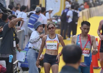 Odekta Kaget Pecahkan Rekor di Maybank Marathon 2025 Setelah Pergi ke Toilet
