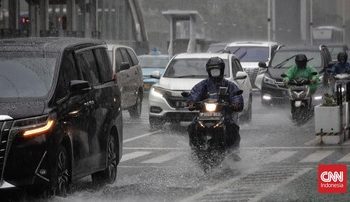 Prediksi Hujan di Seluruh Wilayah Jakarta Sore hingga Malam Ini menurut BMKG