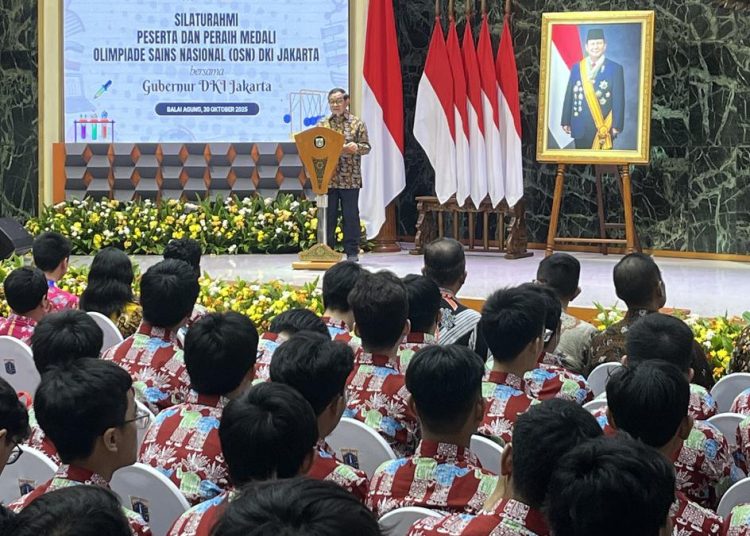 DKI Raih Medali di Olimpiade Sains Nasional 2025, Pramono Dukung Nama Jakarta tetep Harum