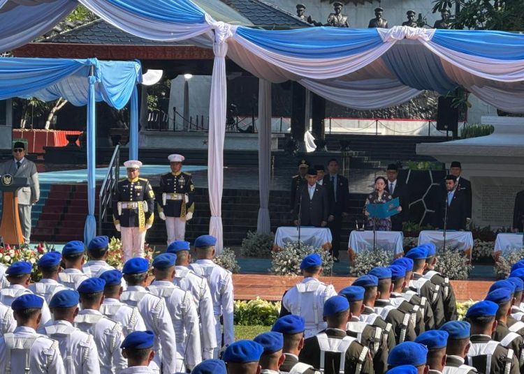 Puan Bacakan Ikrar Kesaktian Pancasila, Prabowo Jadi Inspektur Upacara