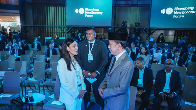 Jokowi Ikuti Forum Ekonomi Baru Bloomberg di Singapura