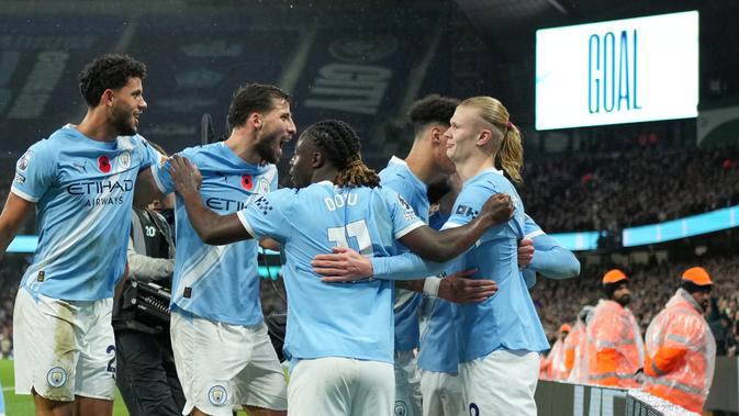 Haaland Golkan City Menang Besar Melawan The Reds