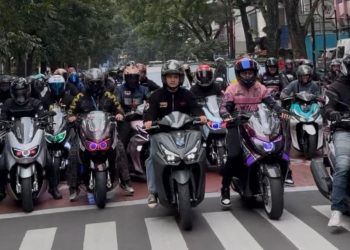 Satu Dekade Yamaha, Bandara Diubah Menjadi Lintasan Drag