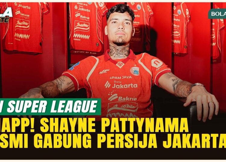Persija Jakarta Rekrut Shayne Pattynama dengan Kontrak 2,5 Musim ke Depan