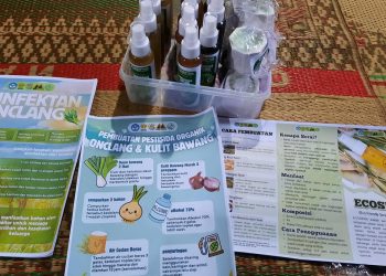 Bahan Lokal Desa Munding Disulap Mahasiswa UNNES Jadi Spray Anti Nyamuk Ramah Lingkungan